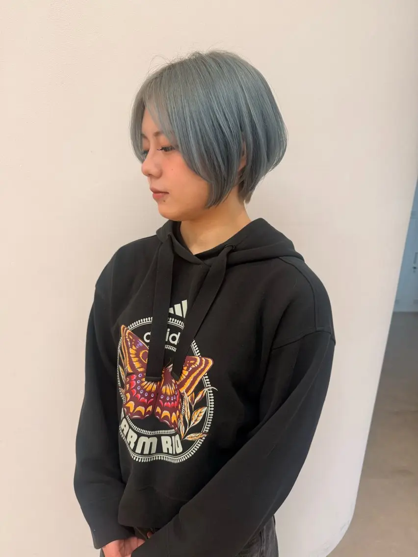 ショート ショートボブ ボブ ショートヘア カット 🫧  Say. きうち ななみ 🫧のヘアスタイル
