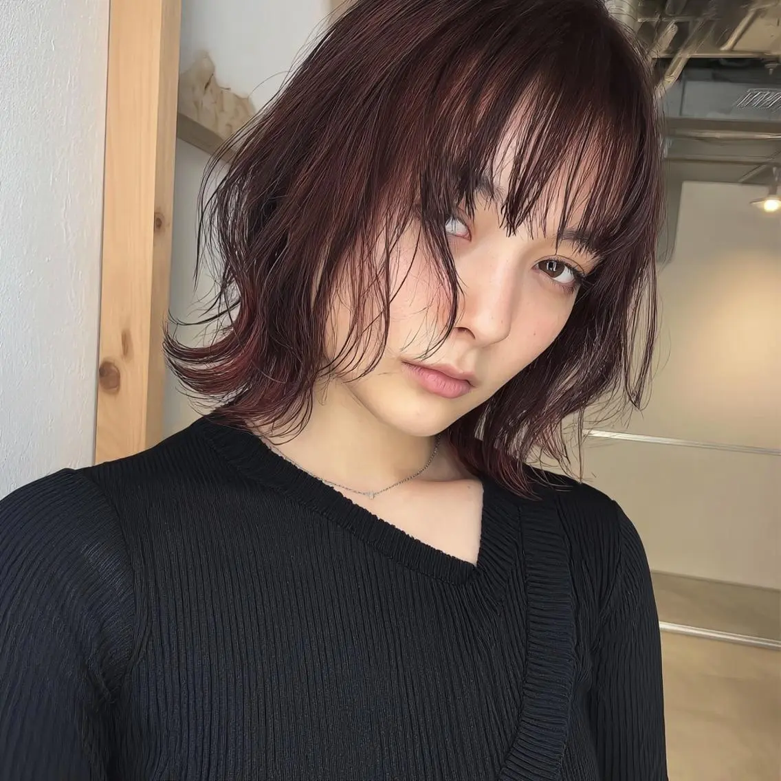 カラー ブリーチなしWカラー 🌷宮部楓奈のヘアスタイル