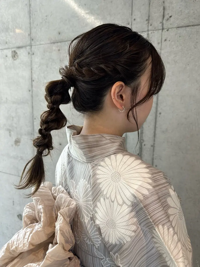 ロング ヘアアレンジ 着付け 🎀ヘアセット/艶髪 /はやしほのか🎀のヘアスタイル