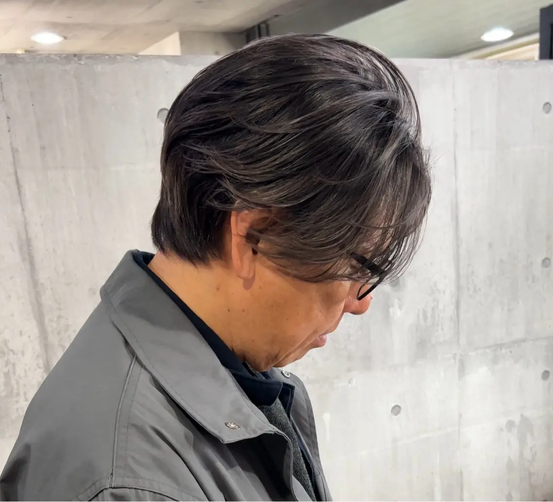 メンズ メンズ縮毛矯正 🎖アジマ リョオのヘアスタイル