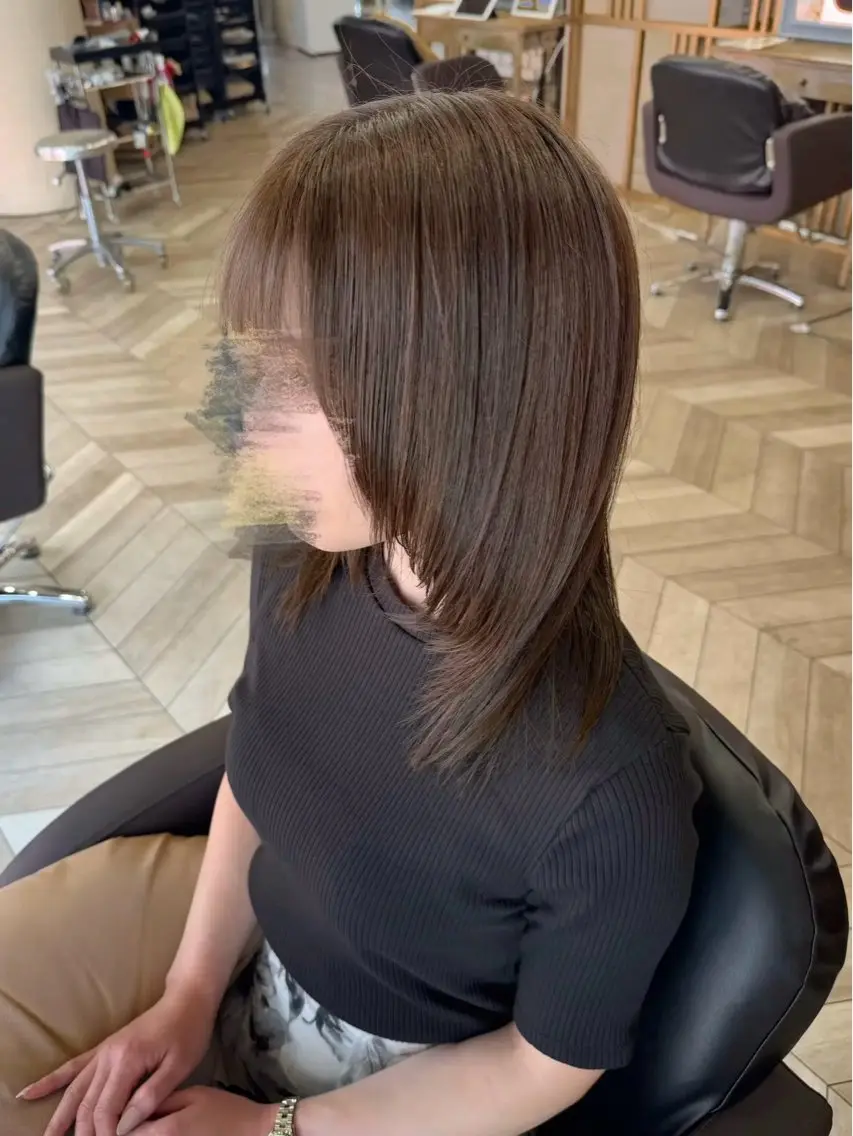ミディアム カラー ヘアカラー トリートメント ヘアセット 佐藤景流/自由が丘で 叶う髪質改善/メンズのヘアスタイル