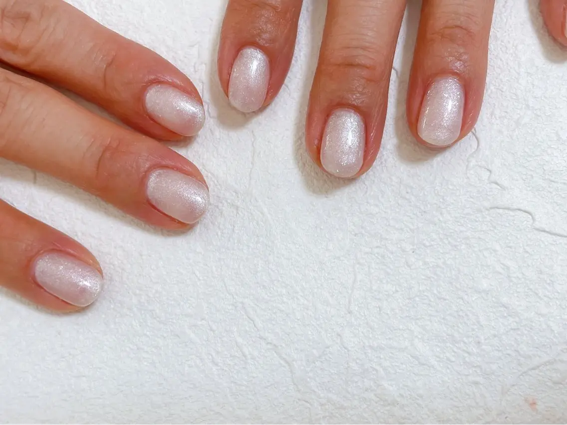 ネイル オーロラネイル フットネイル フレンチネイル ジェルネイル 韓国ネイル ハンドネイル kiki nail たまプラーザのネイルデザイン