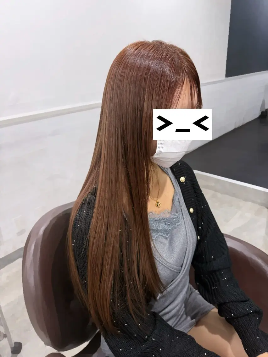 ロング カラー アベ カイナのヘアスタイル