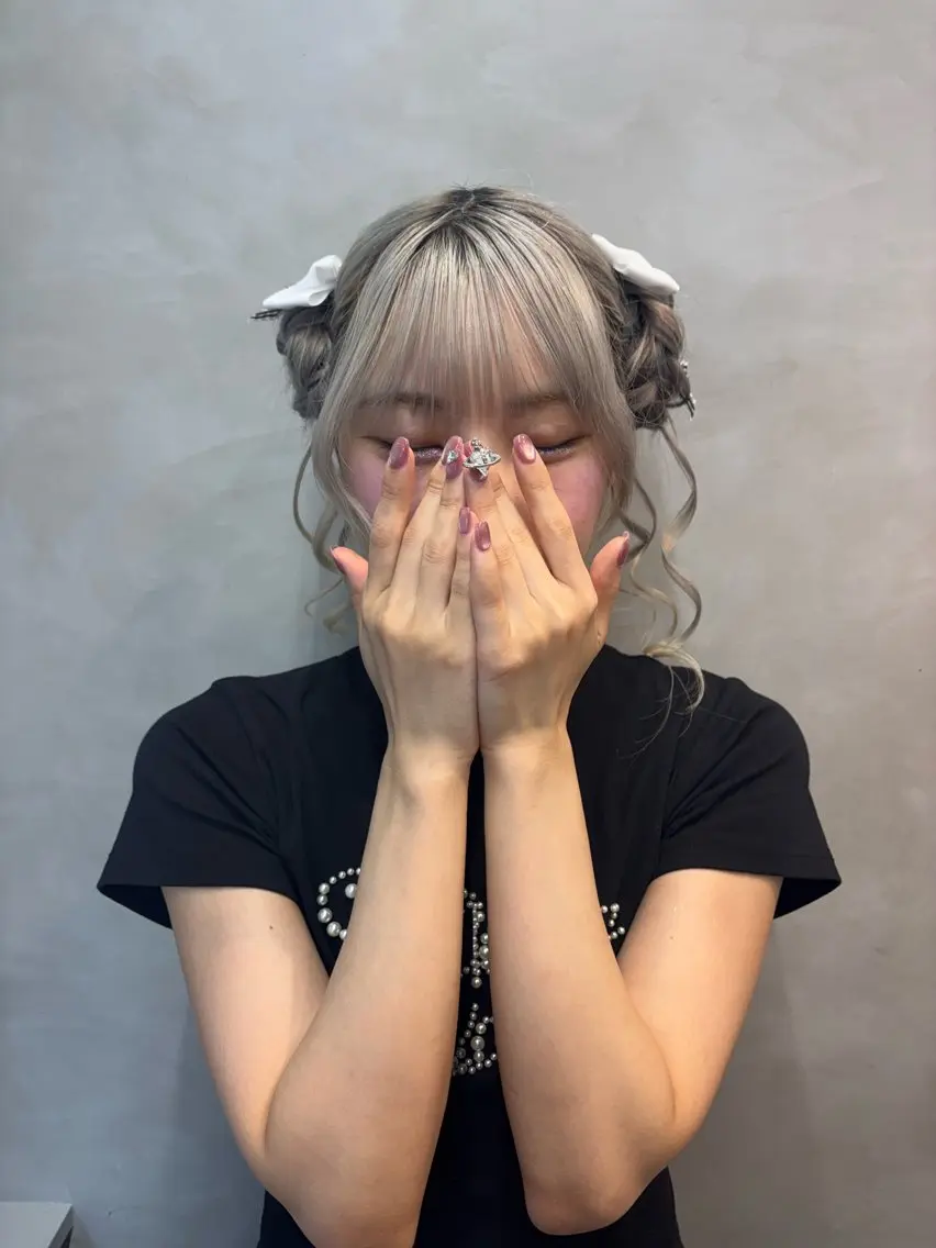 ロング 推し活アレンジ🎀 艶カラー¦nanoのヘアスタイル