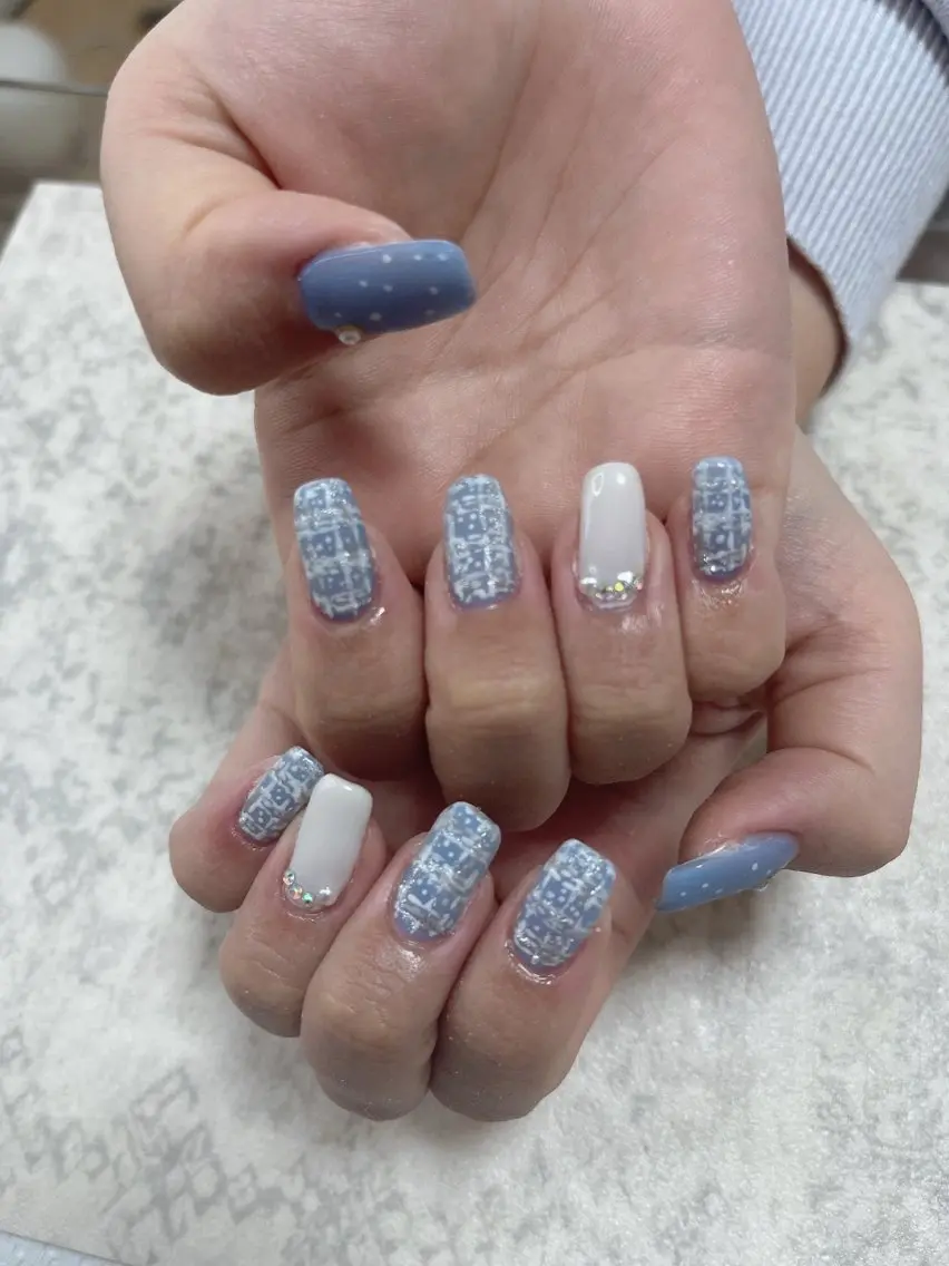ネイル ツイードネイル Will nail salonのネイルデザイン