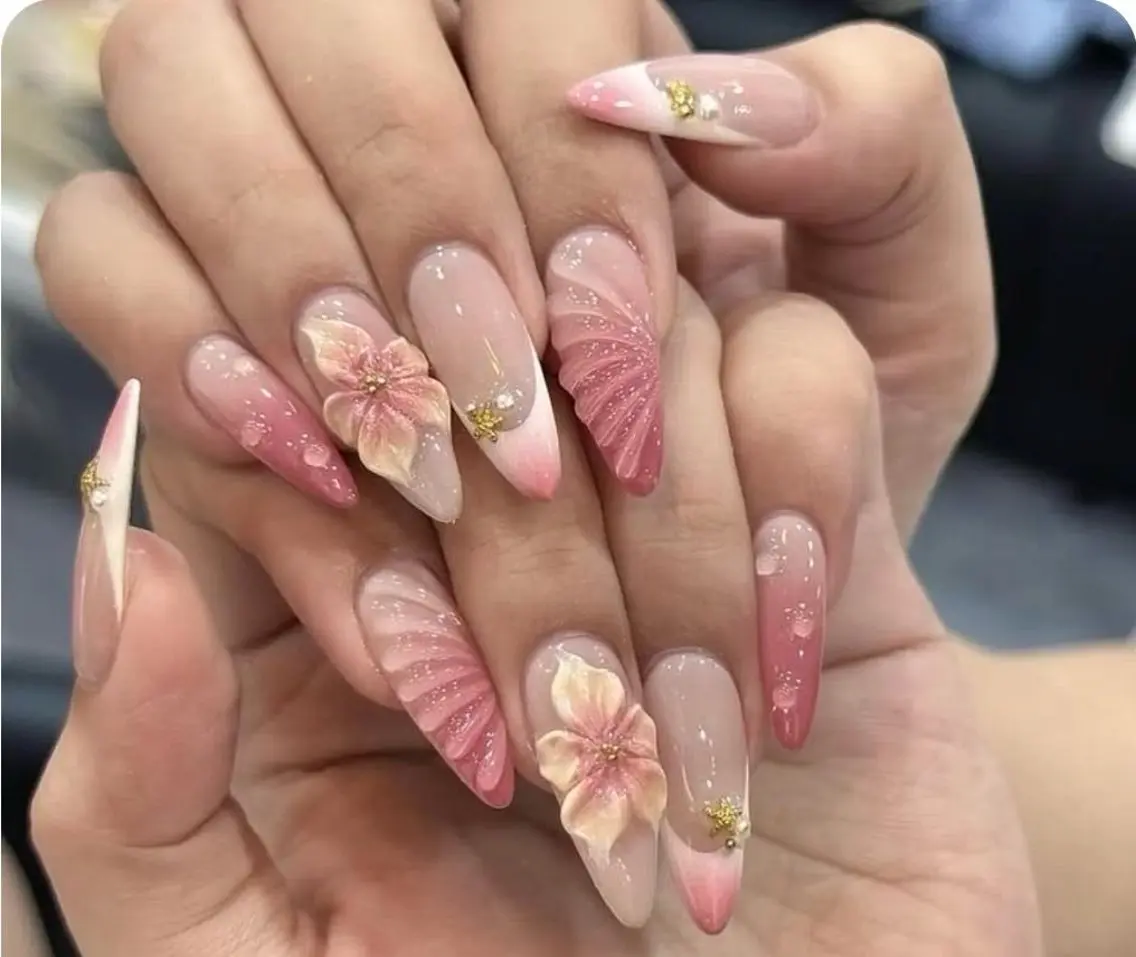 ネイル ジェルネイル 韓国ネイル 持ち込み シンプルネイル ワンホンネイル ハンドネイル 🎀Aura. Yurachanのネイルデザイン