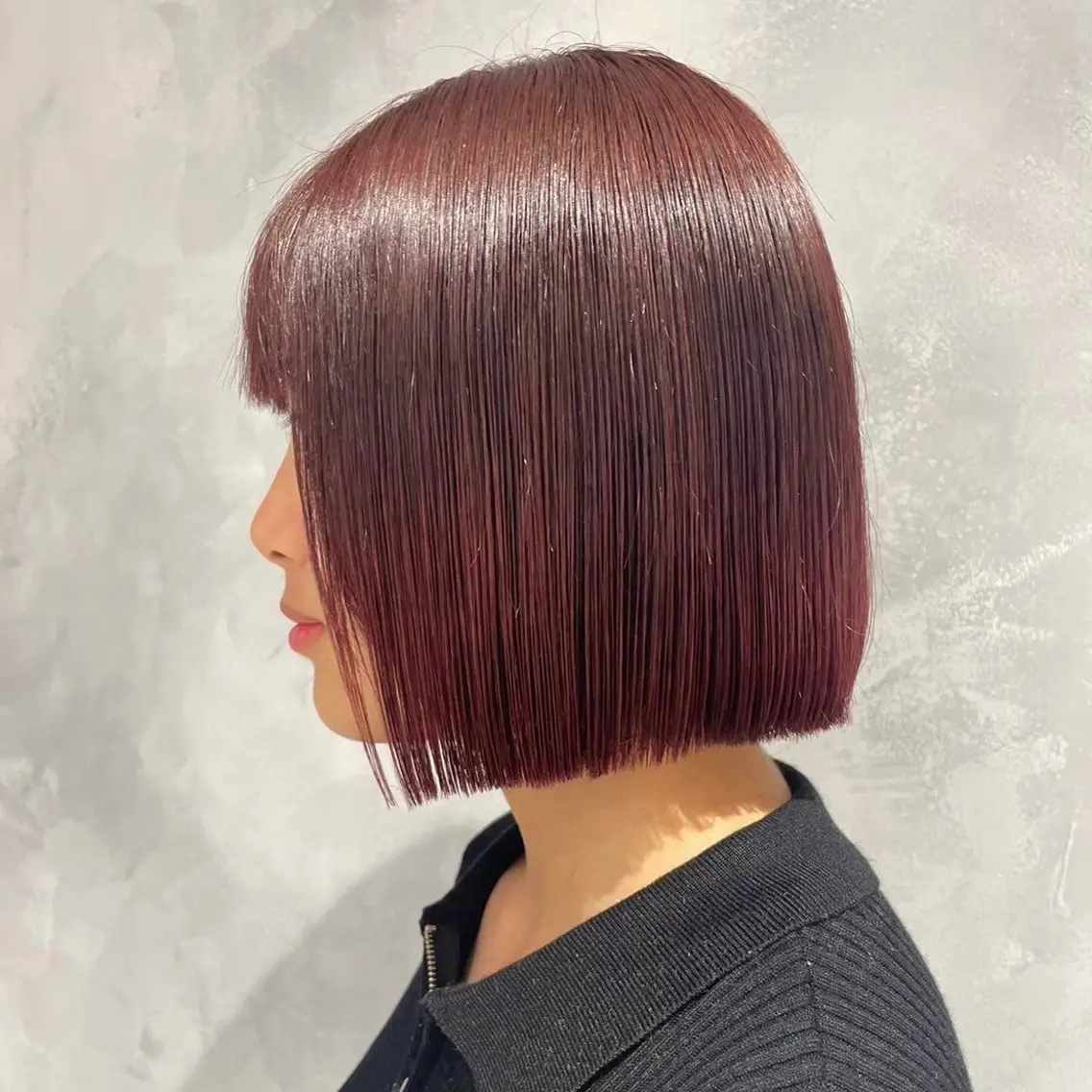 ショート カラー 切りっぱなしボブ ボブ 韓国風🇰🇷 MAAYAのヘアスタイル