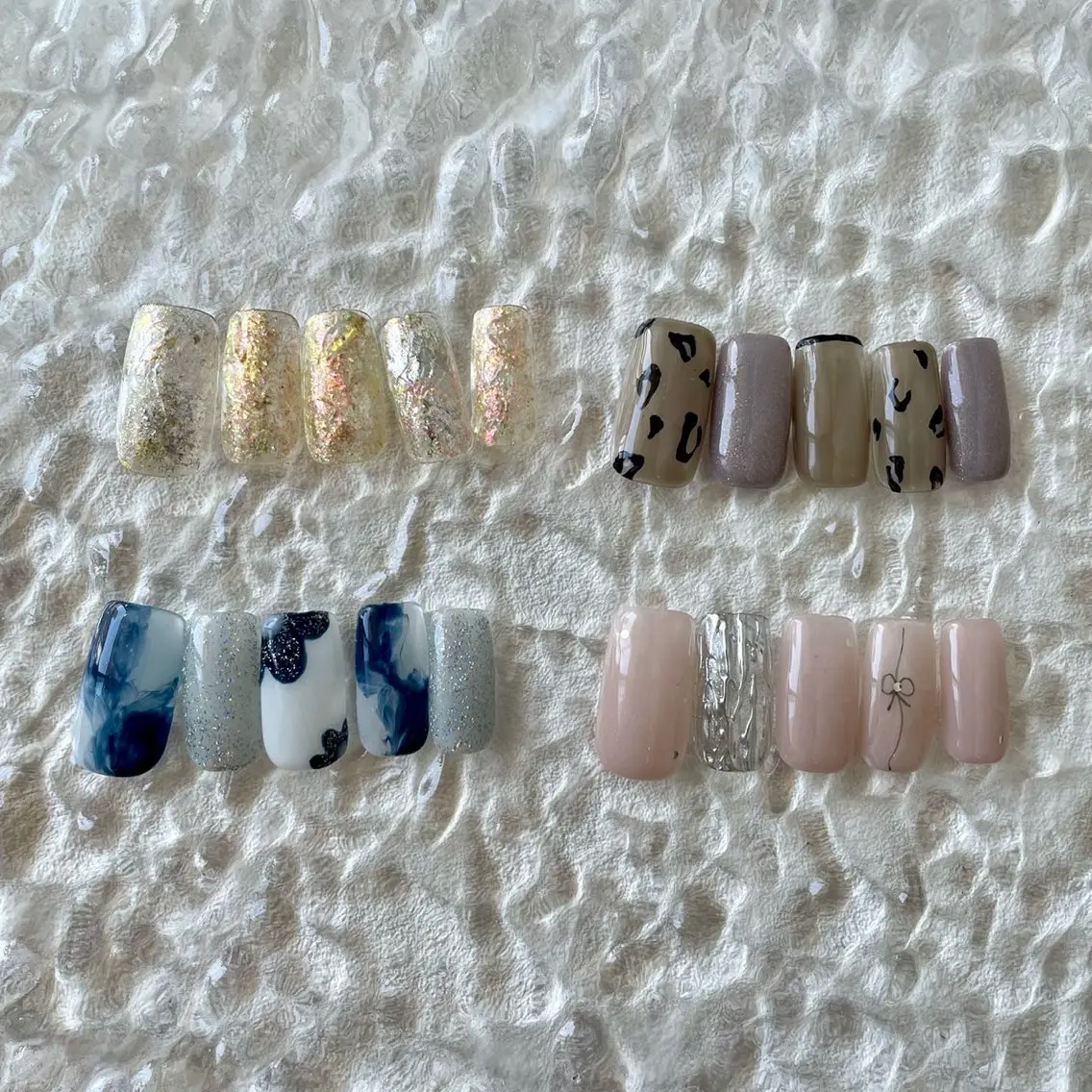 ネイル 春ネイル サブスクNAIL🎵 Mizuhoのネイルデザイン