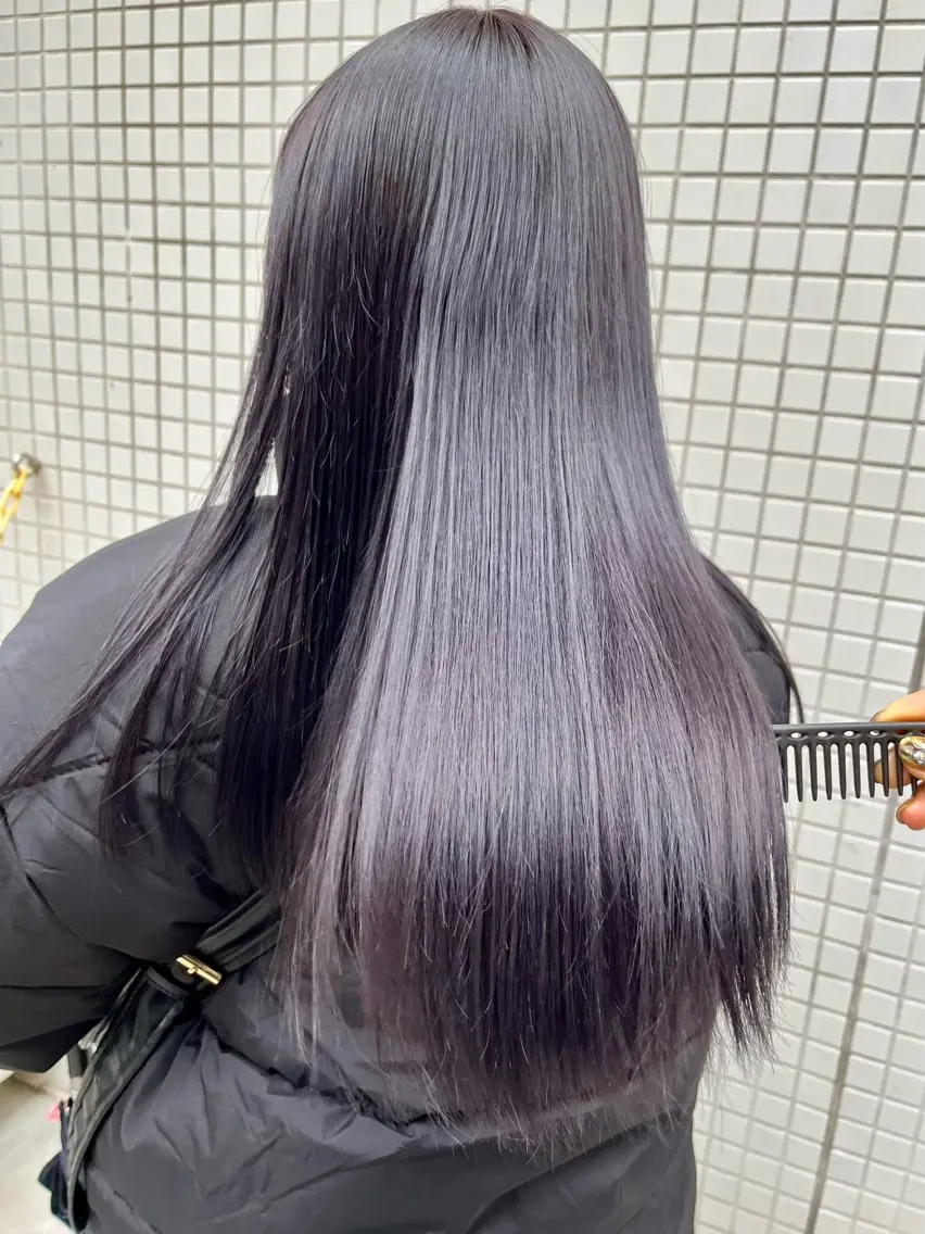 透け感似合わせケアカラー✨1step トリートメント付の写真