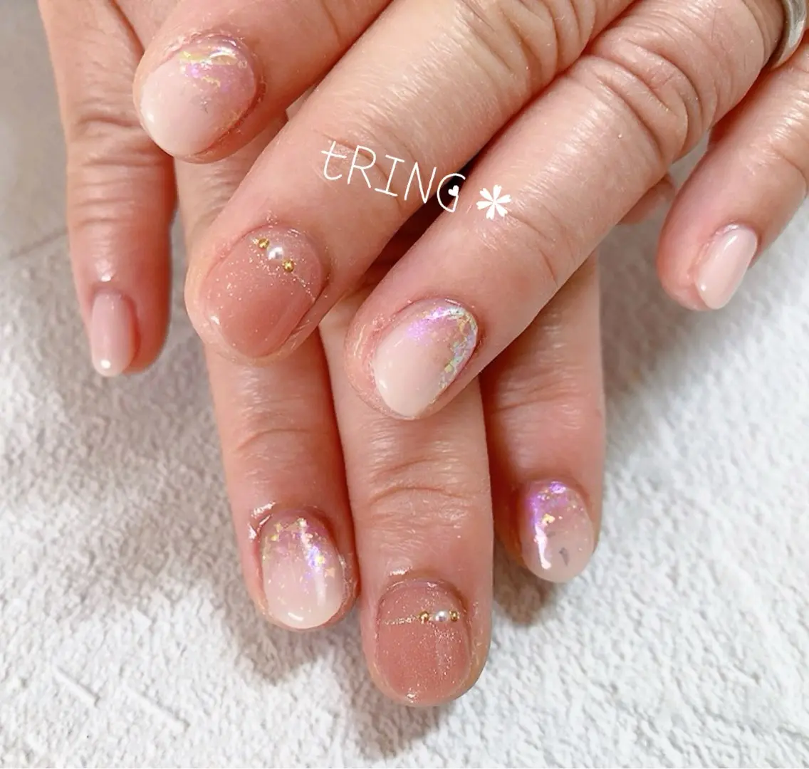 ネイル ハンドネイル tRING* しいの木台のネイルデザイン