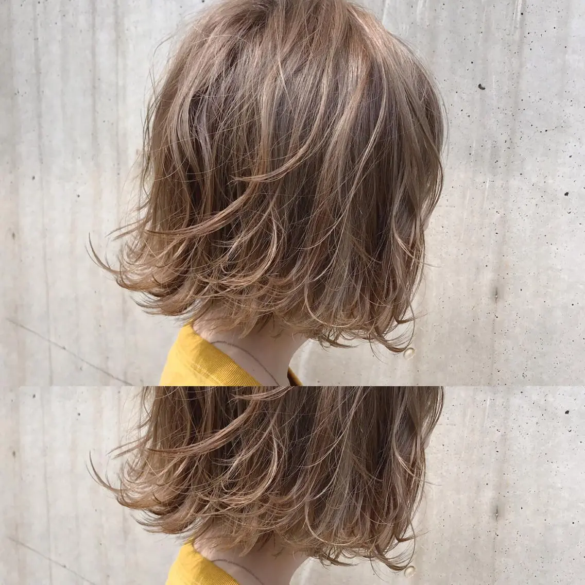 ショート カラー 透明感カラー ハイライトカラー イルミナカラー ボブ ハイライト カット ヘアカラー ボブ・レイヤーカット 吉敷航一のヘアスタイル