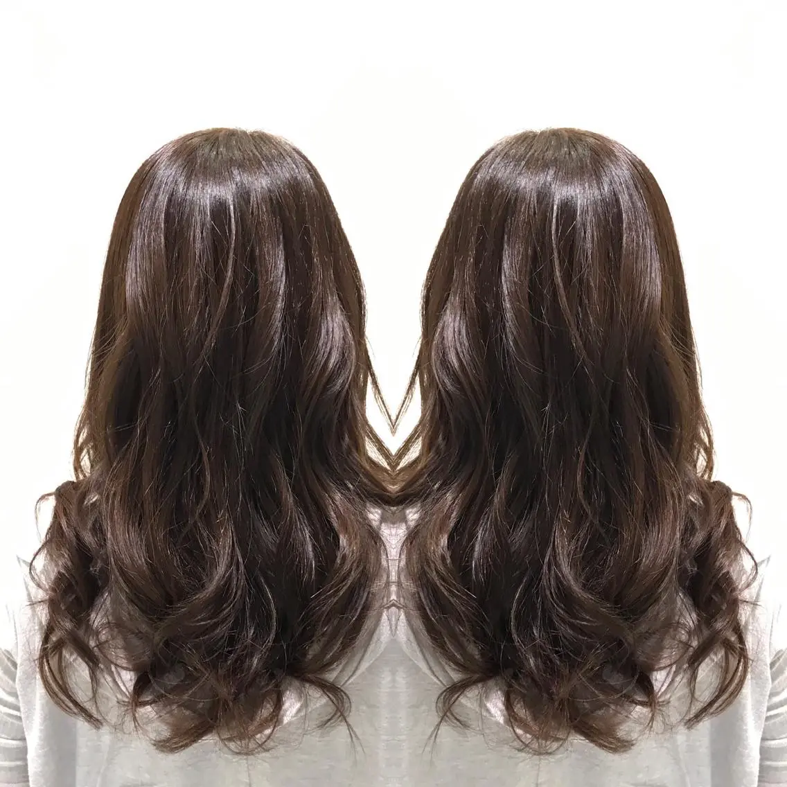 セミロング カラー ヘアアレンジ ⭐️髪質改善⭐️ フジヒサゴウタのヘアスタイル