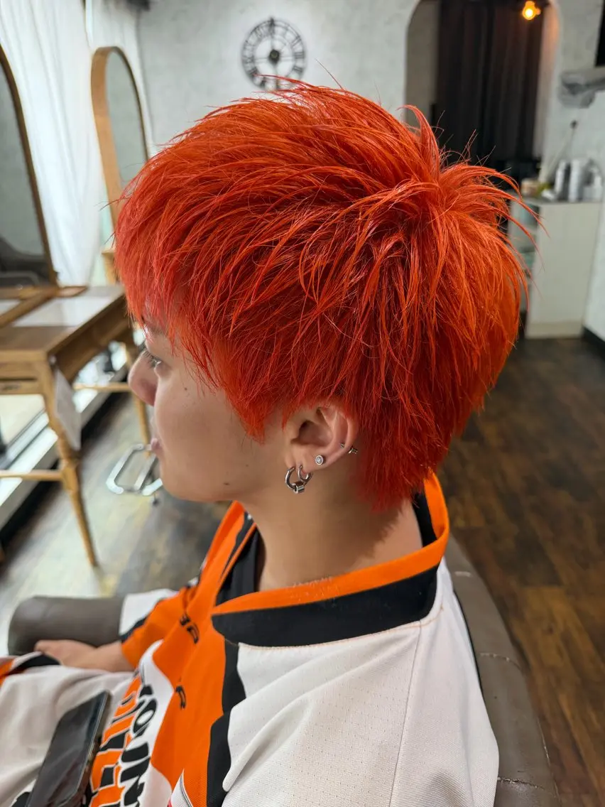 メンズ ヘアカラー 松永 かずきのヘアスタイル