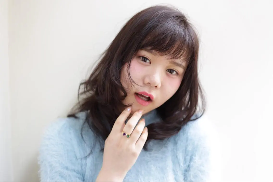 ミディアム タジマ ヤスヒサのヘアスタイル