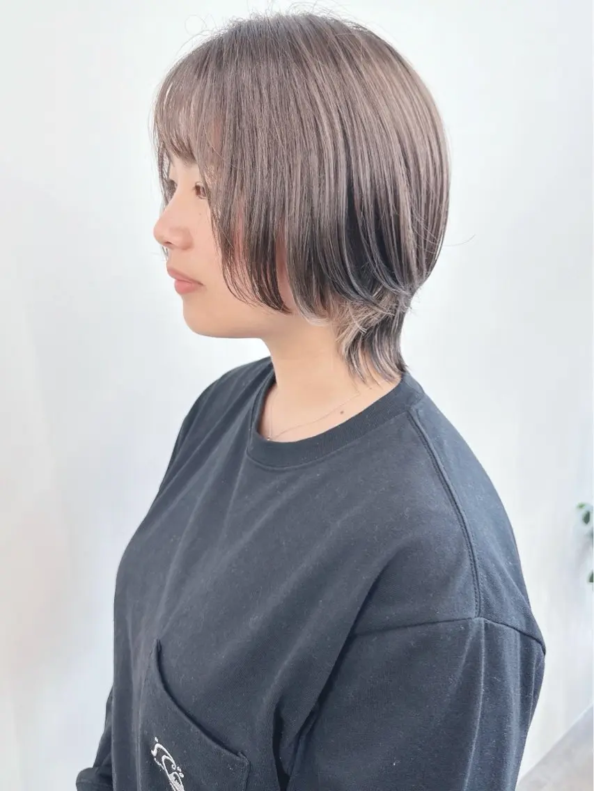 ショート カット ボブ/ゆるふわ ボブパーマ/とういのヘアスタイル