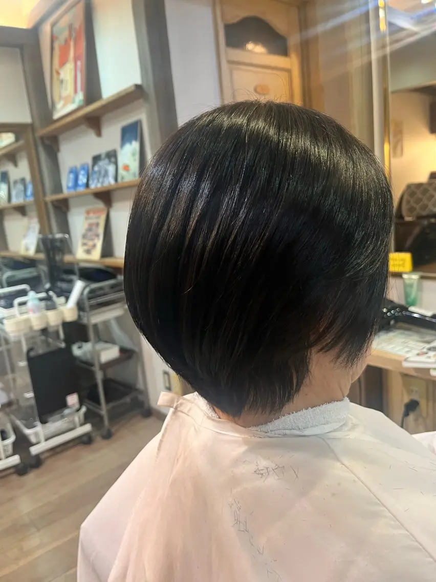 ショート ショートヘア カット 臺 佳連のヘアスタイル