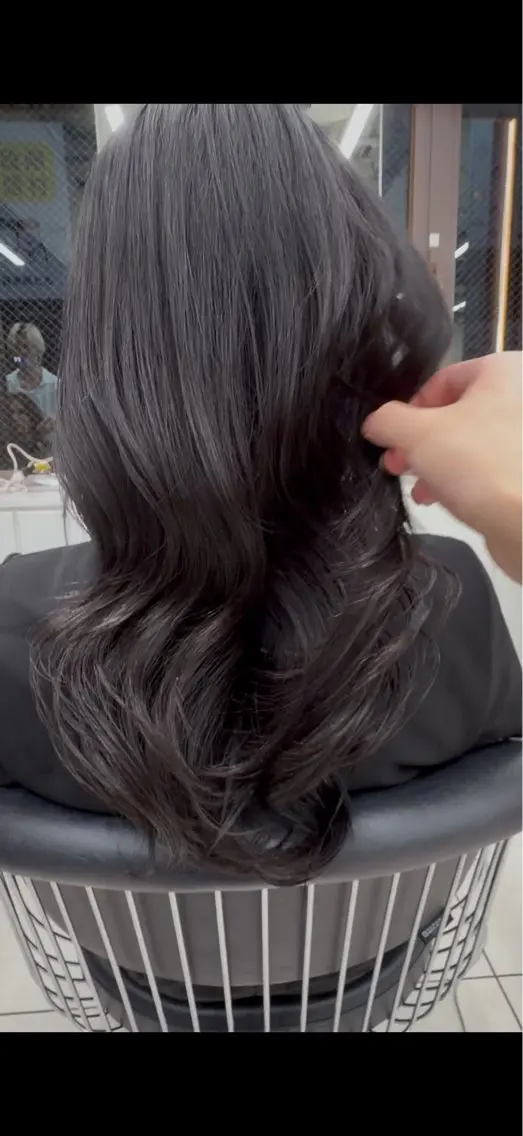 ロング カラー ヘアカラー 美髪ツヤ暗髪カラー 💎issei💙のヘアスタイル
