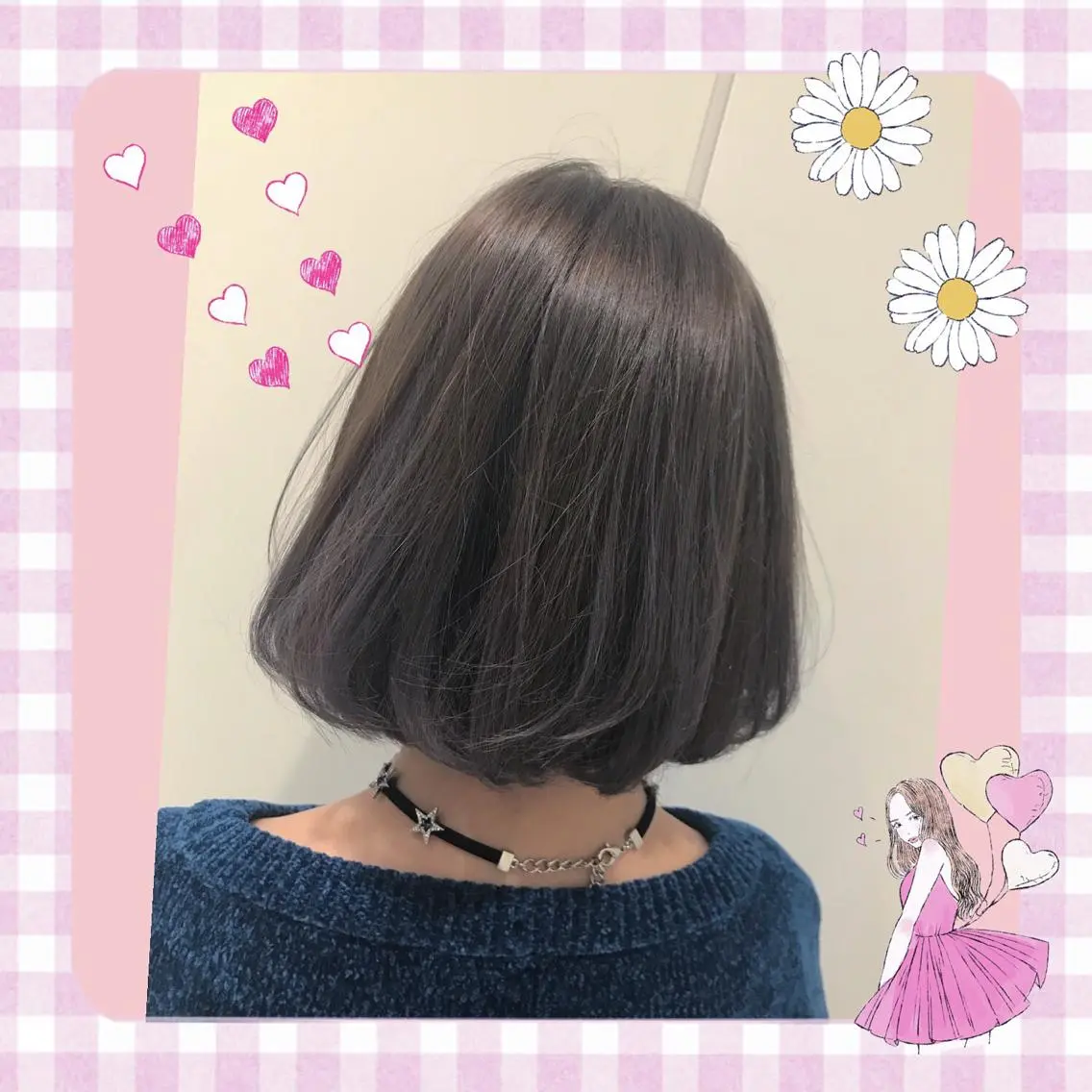 カラー グレージュ ハイライトカラー カット 新宿駅近♡個室 ♡関口三都季🌜のヘアスタイル