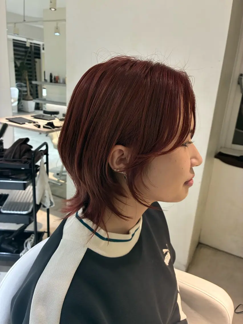 ショート カラー レイヤーカット ウルフカット カット ヘアカラー トリートメント ✨髪のソムリエ✨ 岩川和生のヘアスタイル