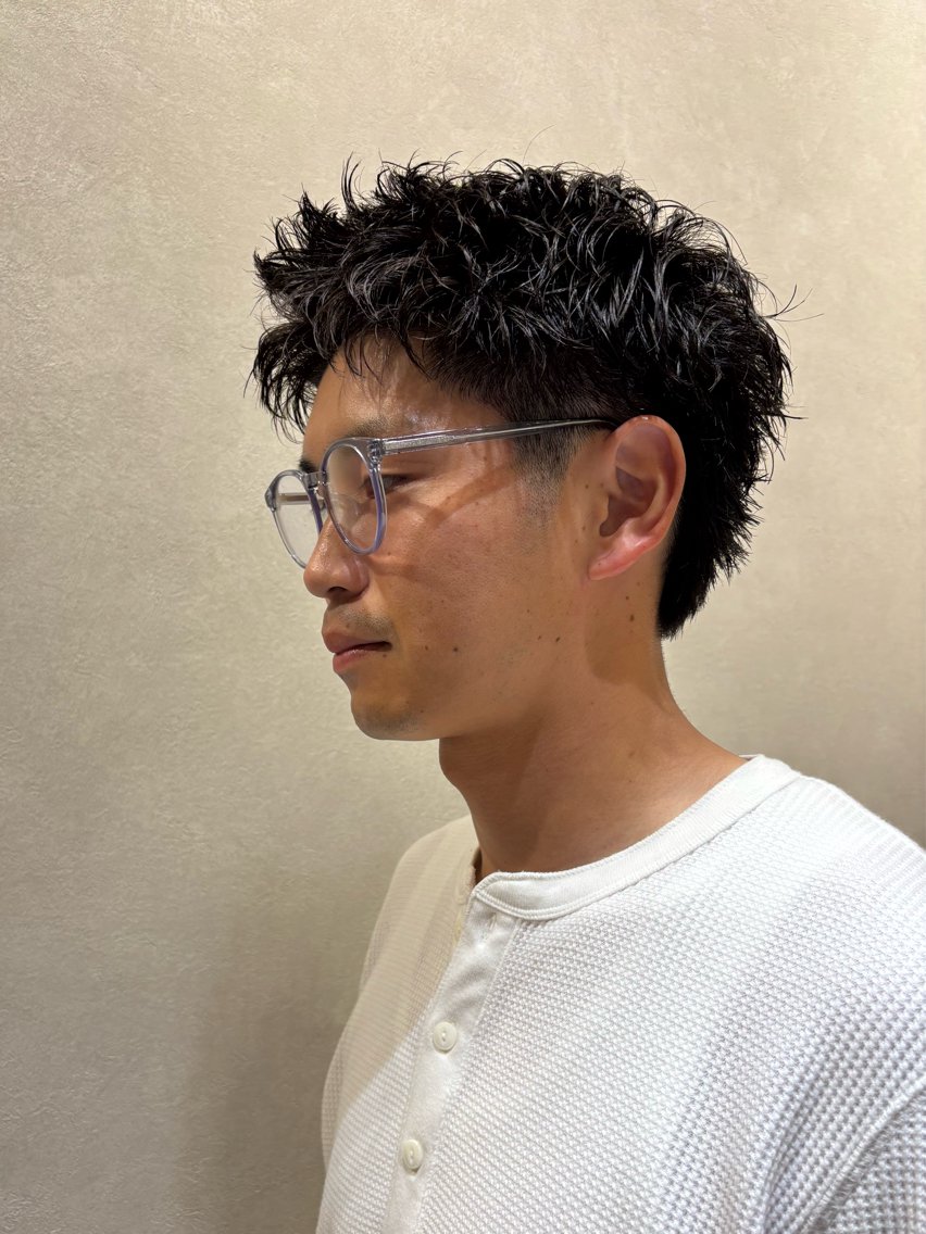 ショート パーマ 金子 亜里紗のヘアスタイル