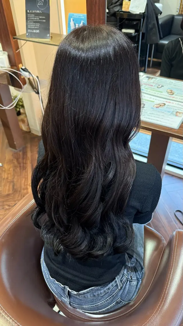 ロング カラー ヘアアレンジ カラーモデル募集中 はるなのヘアスタイル