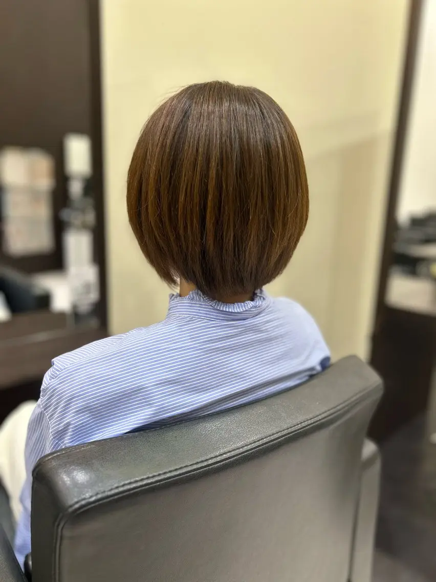 ショート 丸みショート ショートヘア カトウ ヒロナミのヘアスタイル