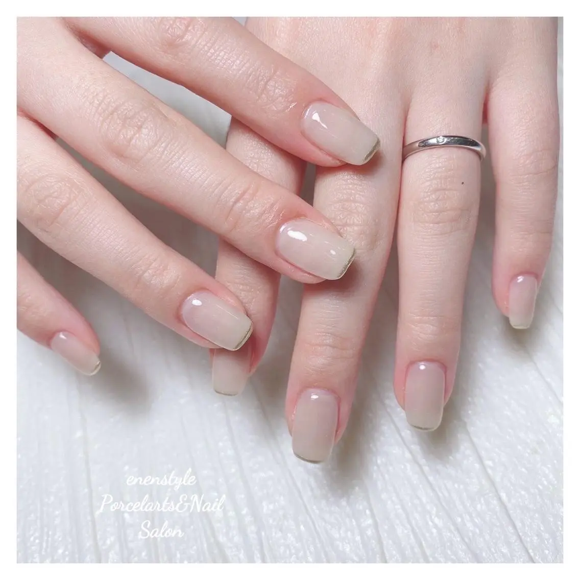 ミディアム ネイル 🐾enen style 🐾のネイルデザイン