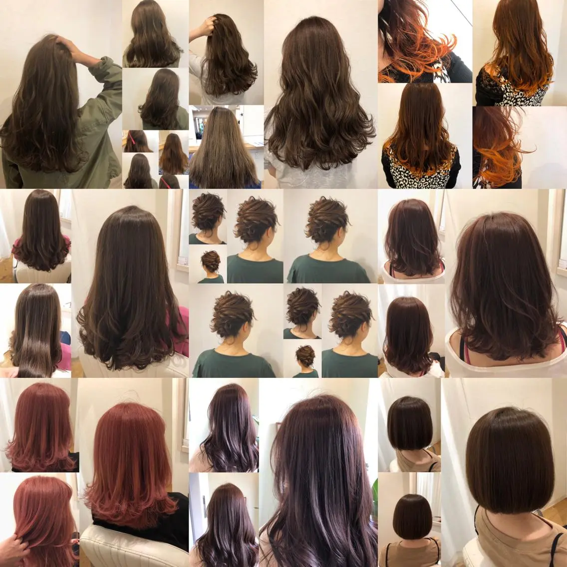 セミロング カラー パーマ ヘアアレンジ メンズ キッズ ネイル マツエク・マツパ アディクシーカラー 透明感カラー イルミナカラー トリートメント カット ヘアカラー トリートメント MEGUMI megumiのヘアスタイル