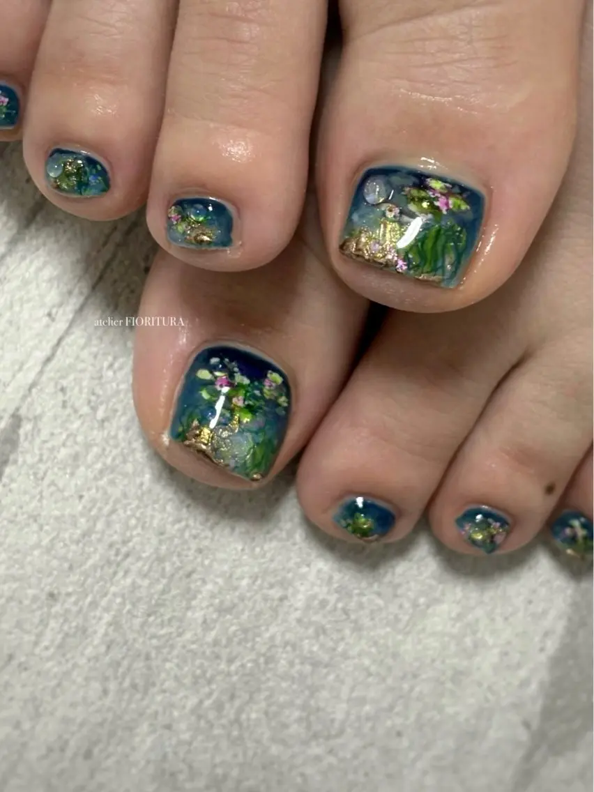 ネイル フットネイル FIORITURA Maikoのネイルデザイン