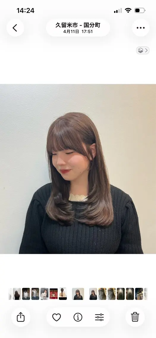 カラー 🎀韓国レイヤー/ 🫧透明感カラーのヘアスタイル