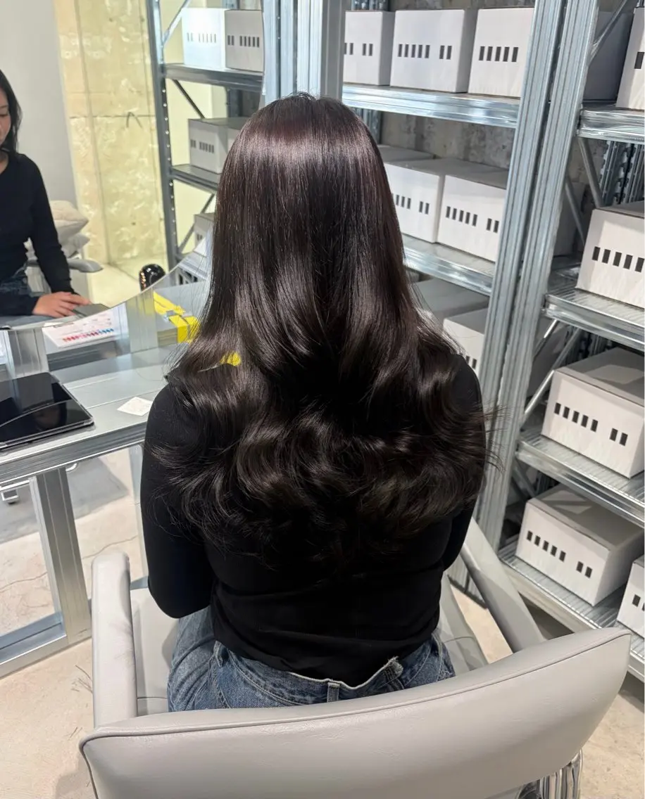 セミロング カラー カット ヘアカラー トリートメント ダブルカラー/レイヤ ーカット 🤍ゆきなのヘアスタイル