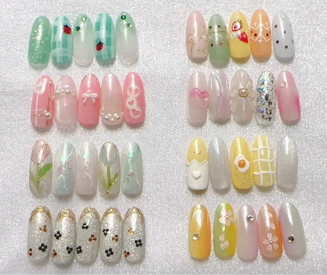 ネイル ハンドネイル Cherie PINKのネイルデザイン