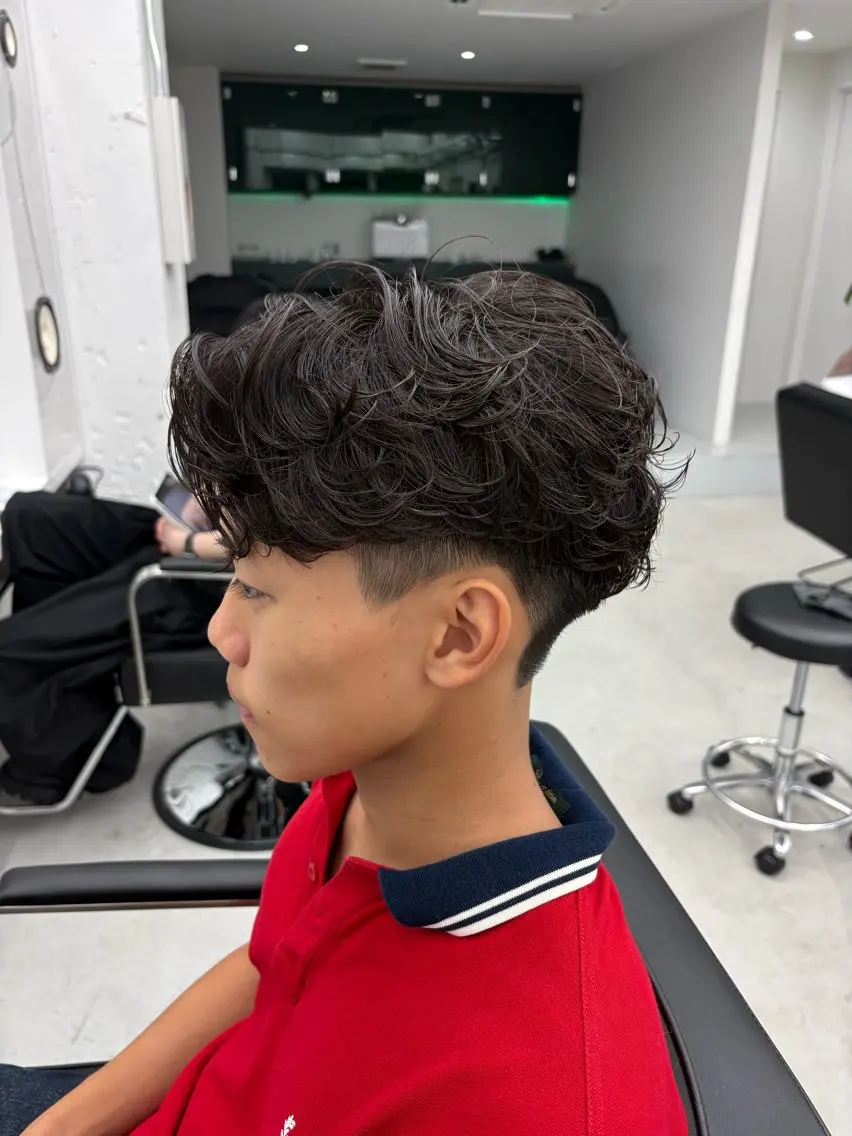 パーマ メンズ パーマ メンズパーマ特化 sayoのヘアスタイル