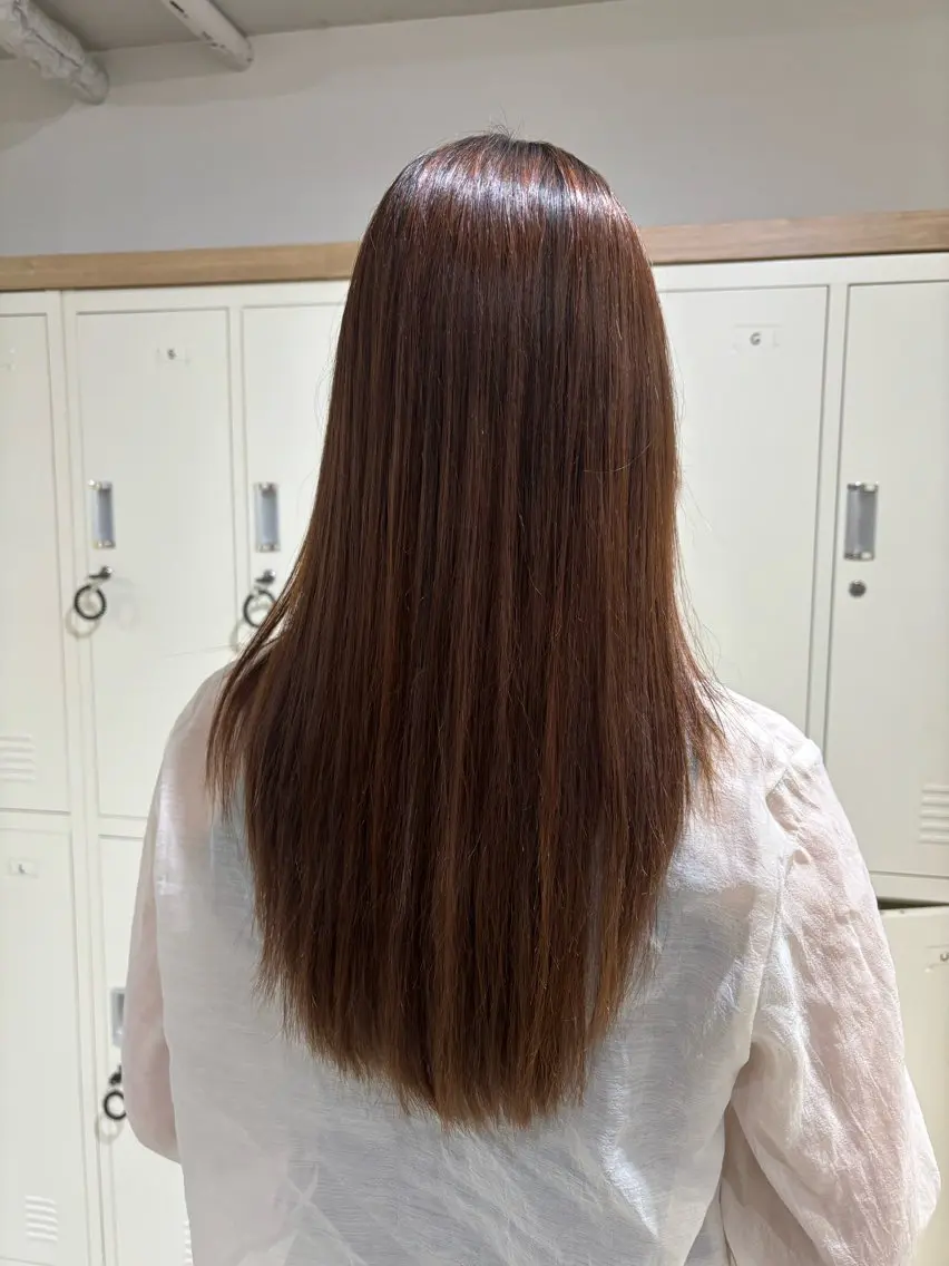 ロング カラー カット ヘアカラー 近藤 風華のヘアスタイル