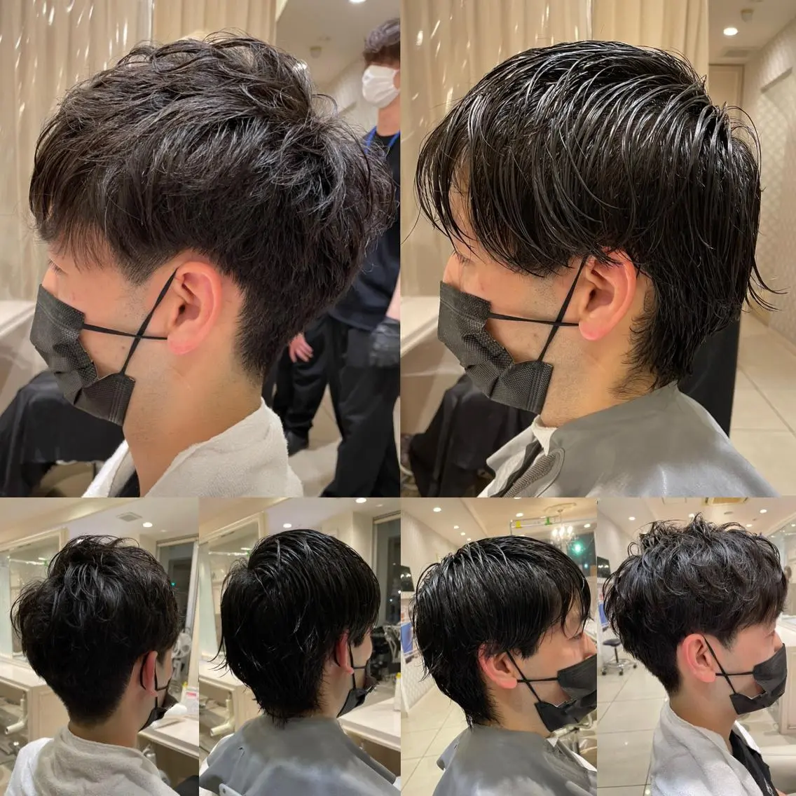 メンズ 白髪ぼかしデザイン ハイライト/宮本純登のヘアスタイル