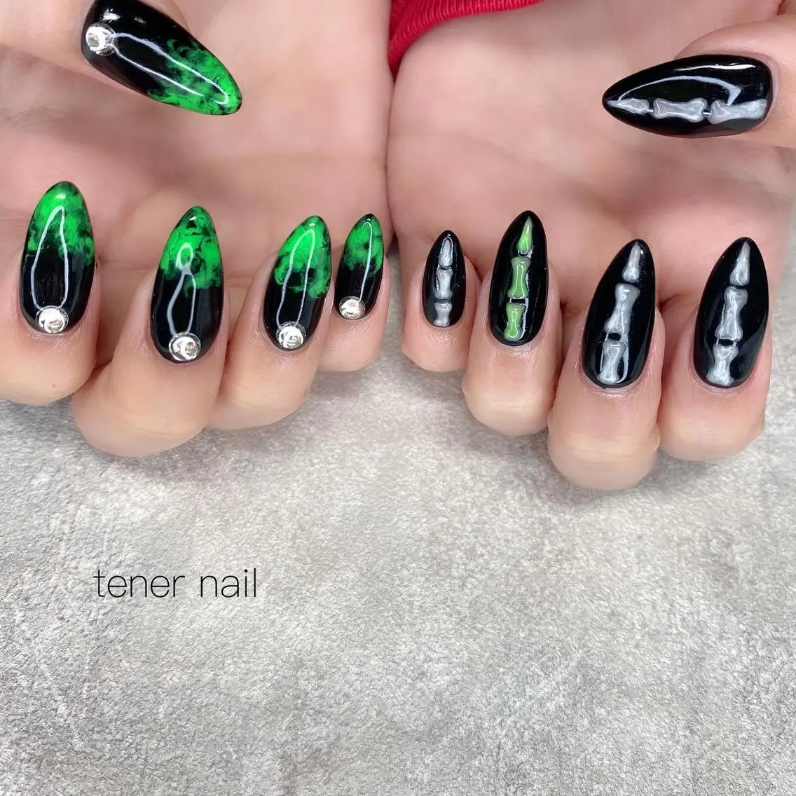 ネイル 大理石ネイル(マーブル) テネルネイル tener nailのネイルデザイン
