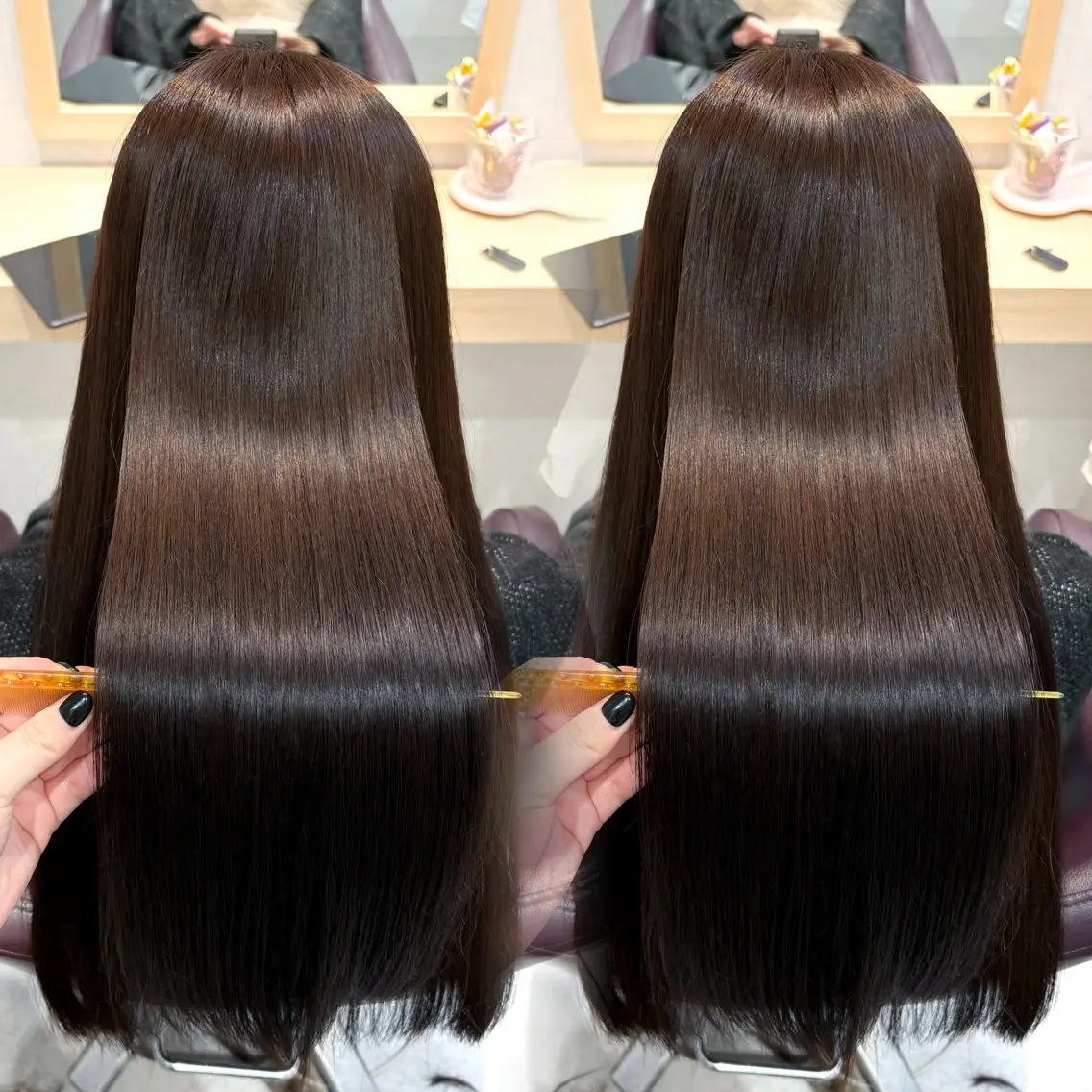 ロング カラー 透明感/チョコカラー 💍TAMA💍のヘアスタイル
