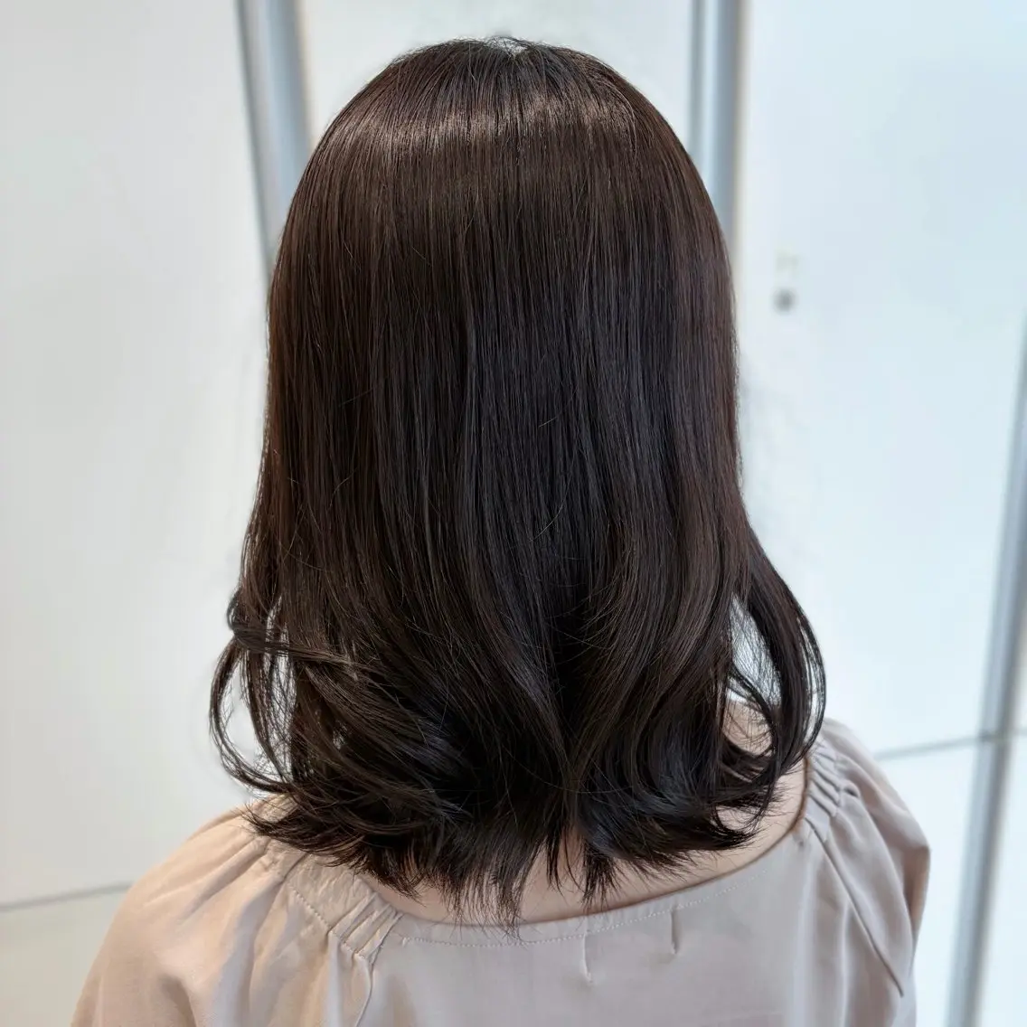 カラー ベージュカラー 黒髪 グレージュ ヘアカラー Kanna / Boss𝜗𝜚のヘアスタイル