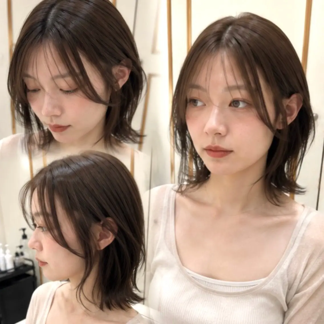 ミディアム カラー カット ヘアカラー トリートメント 🩰Kurumi🩰 レイヤーカットのヘアスタイル