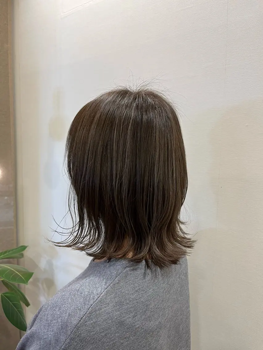 ミディアム 田中 結月のヘアスタイル