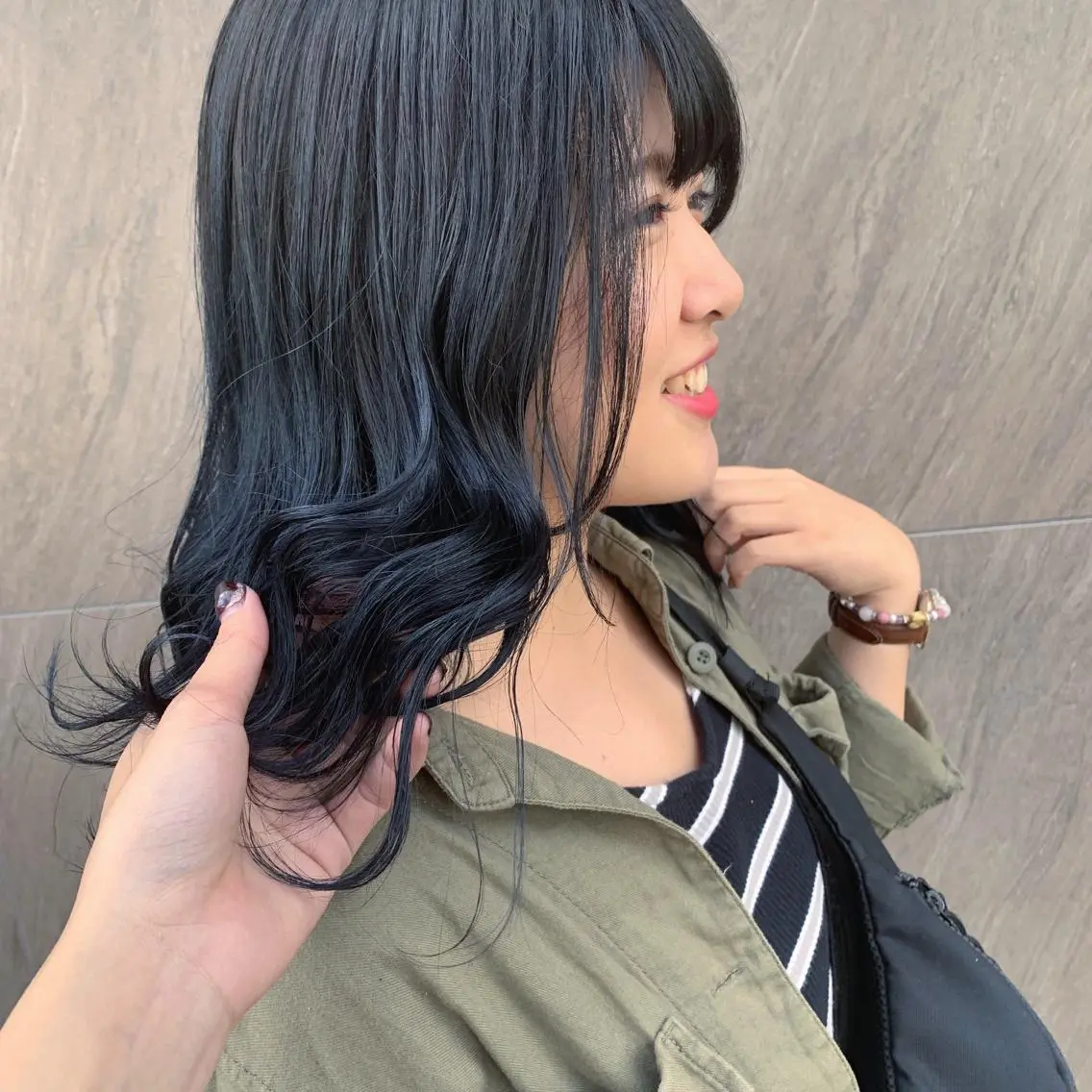 ロング kiyono ⭐︎ダブルカラーのヘアスタイル