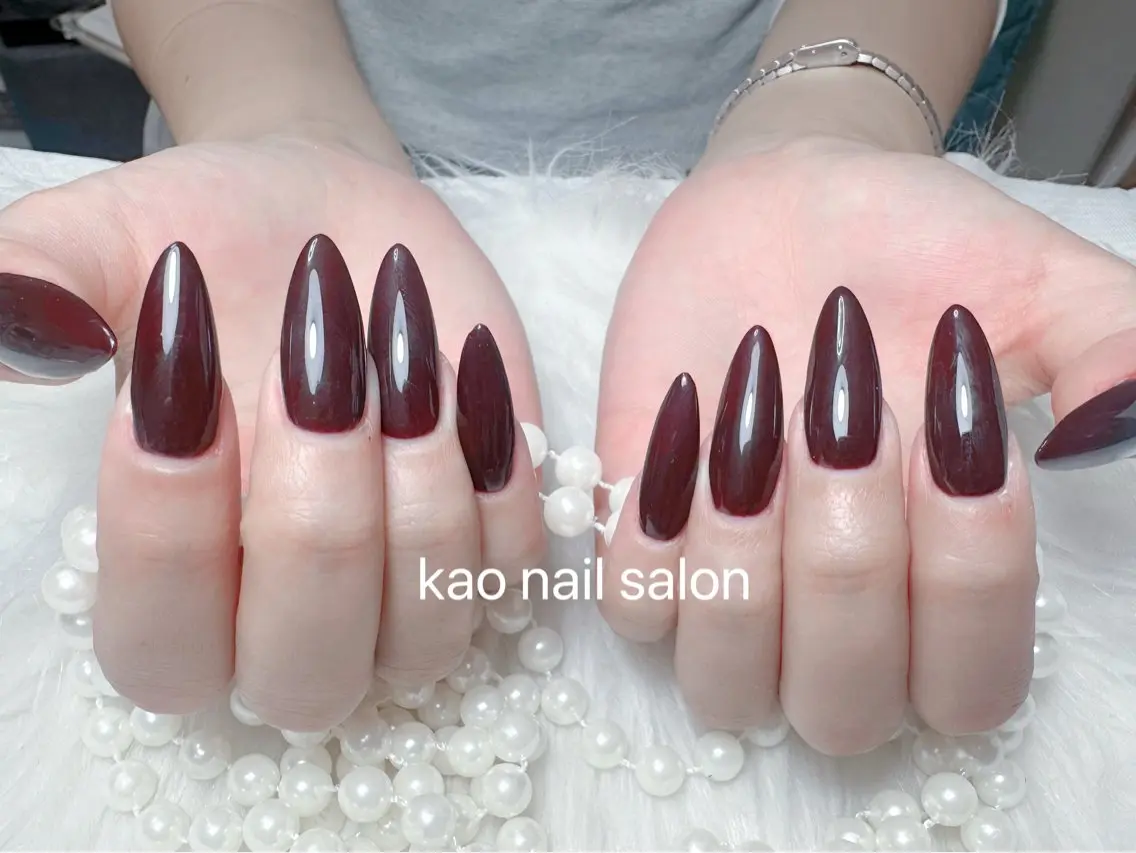ネイル ハンドネイル kao nail マグネット/長さだしのネイルデザイン