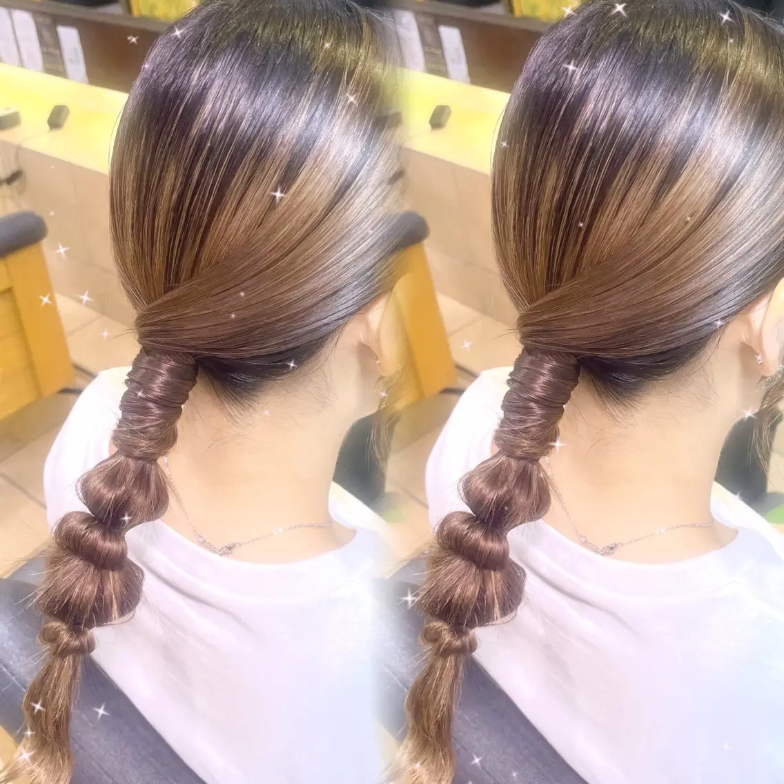 セミロング ヘアセット 🎀ささき そな🎀 カットモデル/ヘアメのヘアスタイル