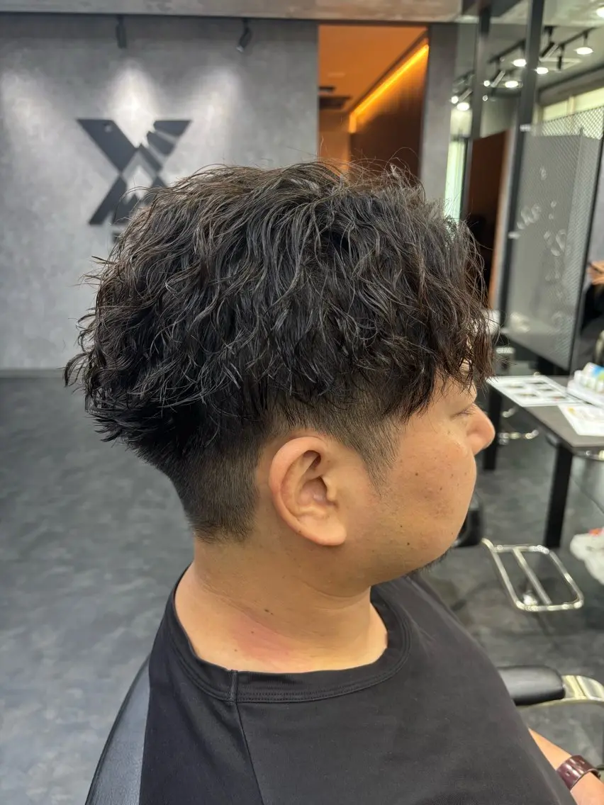 パーマ メンズ メンズパーマ ツイストスパイラルパーマ スパイラルパーマ カット パーマ 🔥メンズパーマ特化 高橋晴🔥のヘアスタイル
