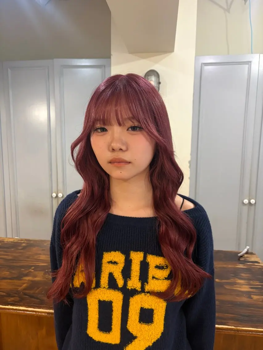 ミディアム カラー ヘアカラー トリートメント 🤩噂のMr.髪ポジ ティブ®️yu🤩のヘアスタイル