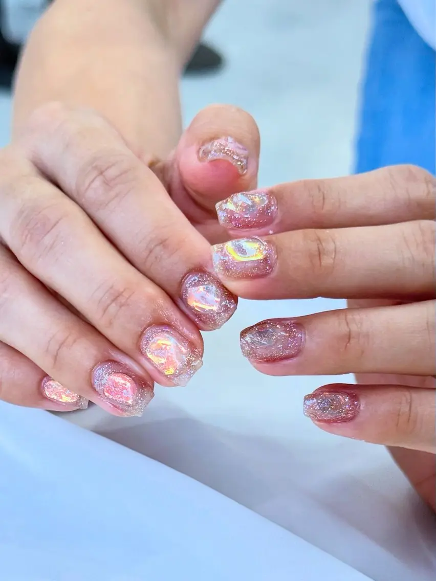 ネイル キラキラネイル ハンドネイル HARUKA ネイリスト福岡/薬院のネイルデザイン