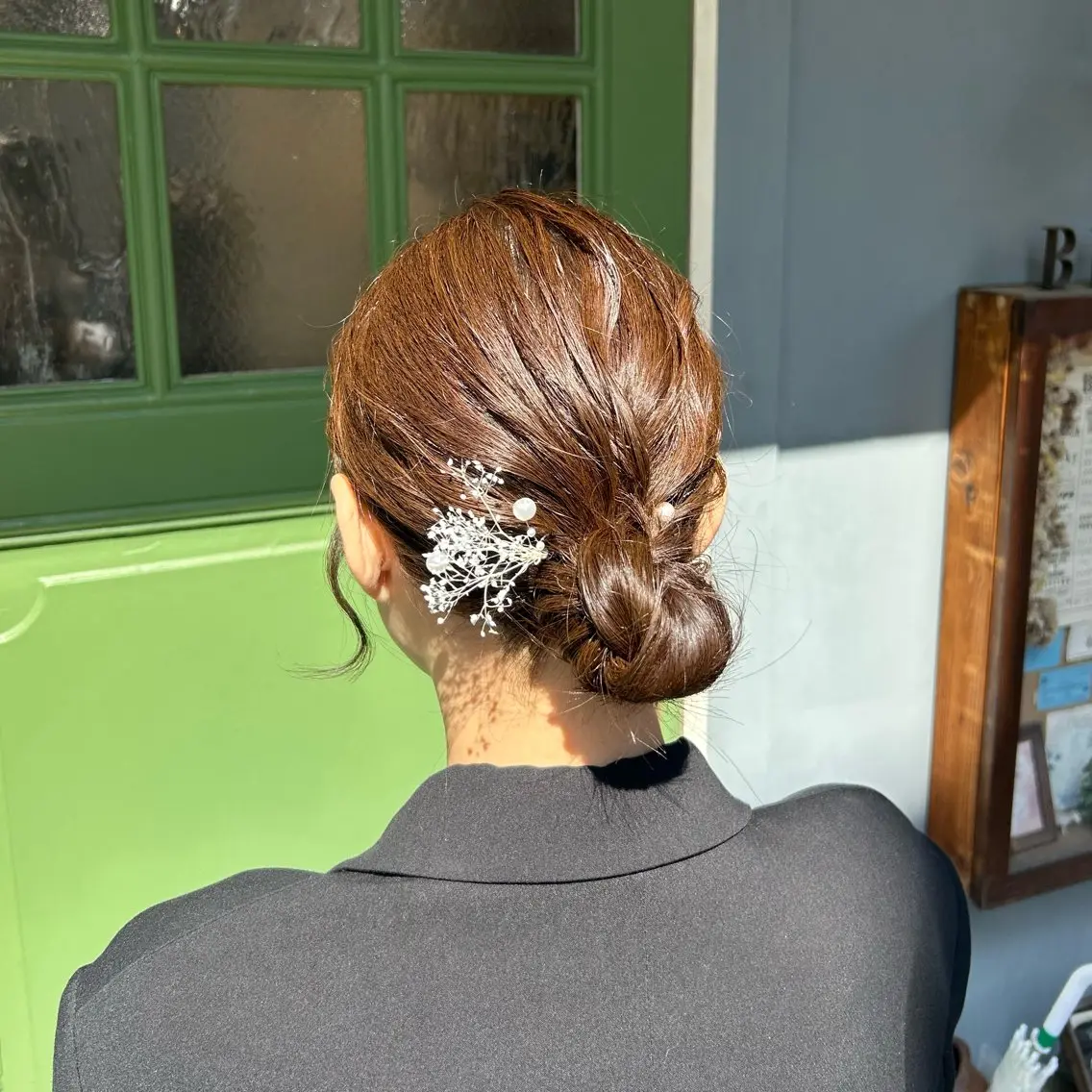ミディアム ヘアアレンジ ヘアセット BRITS 渡辺 菜々子のヘアスタイル