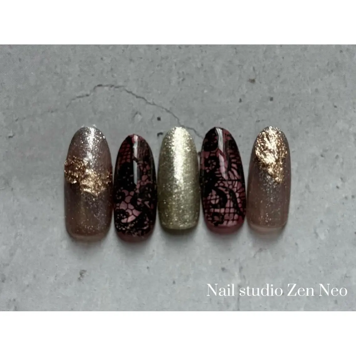 ネイル レース ハンドネイル Zen Neo / SEINA🎀のネイルデザイン