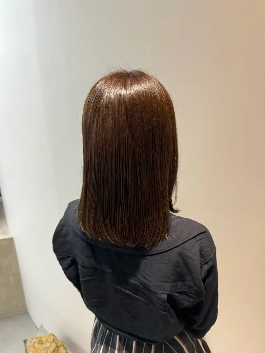 ミディアム 京都河原町  前田 希歩のヘアスタイル