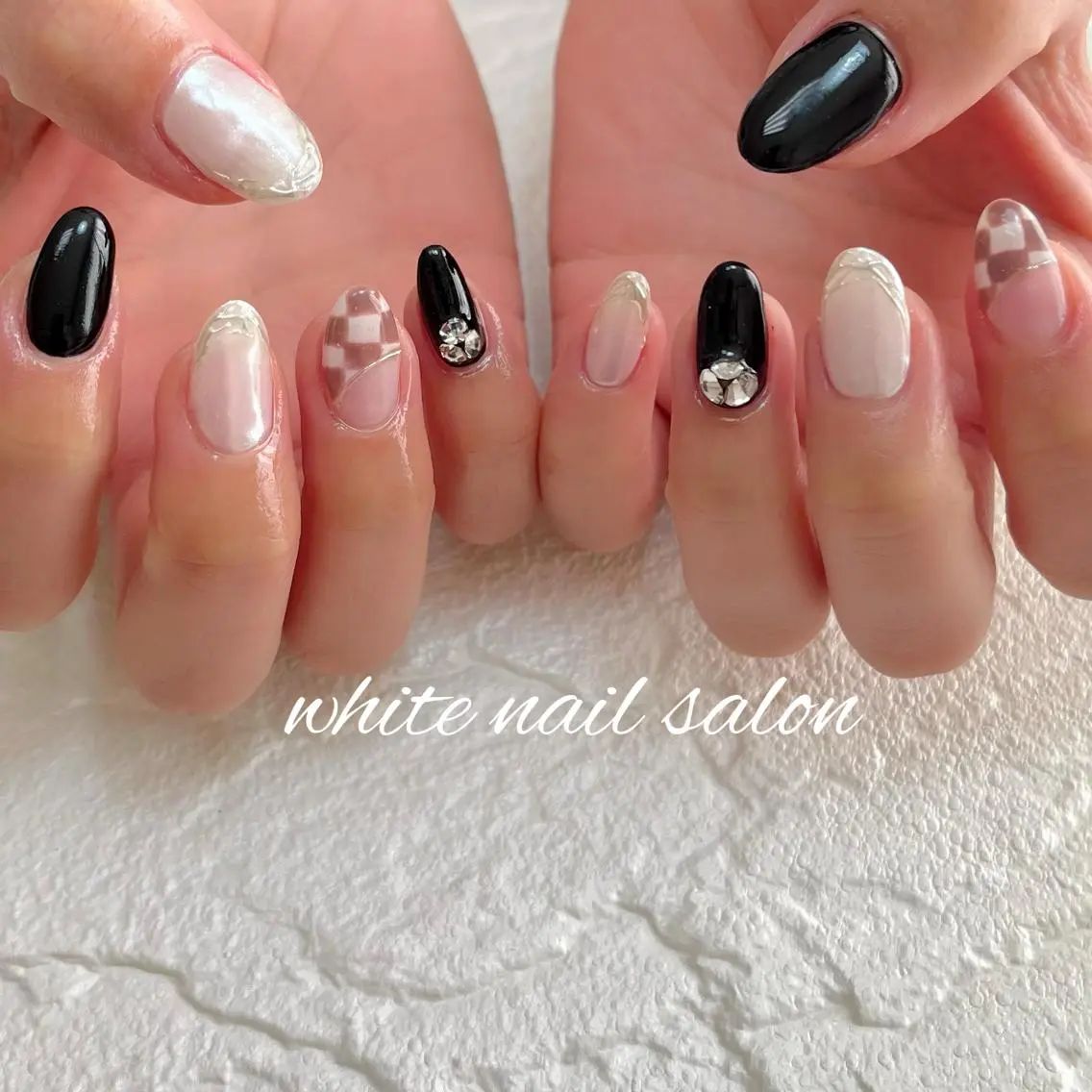 ネイル フットネイル ジェルネイル ハードジェル ラメ(グリッター) 持ち込み ハンドネイル white nail salonのネイルデザイン
